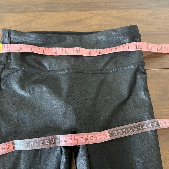 Retro Gong Faux Leather Leggings - Picture 5 of 5